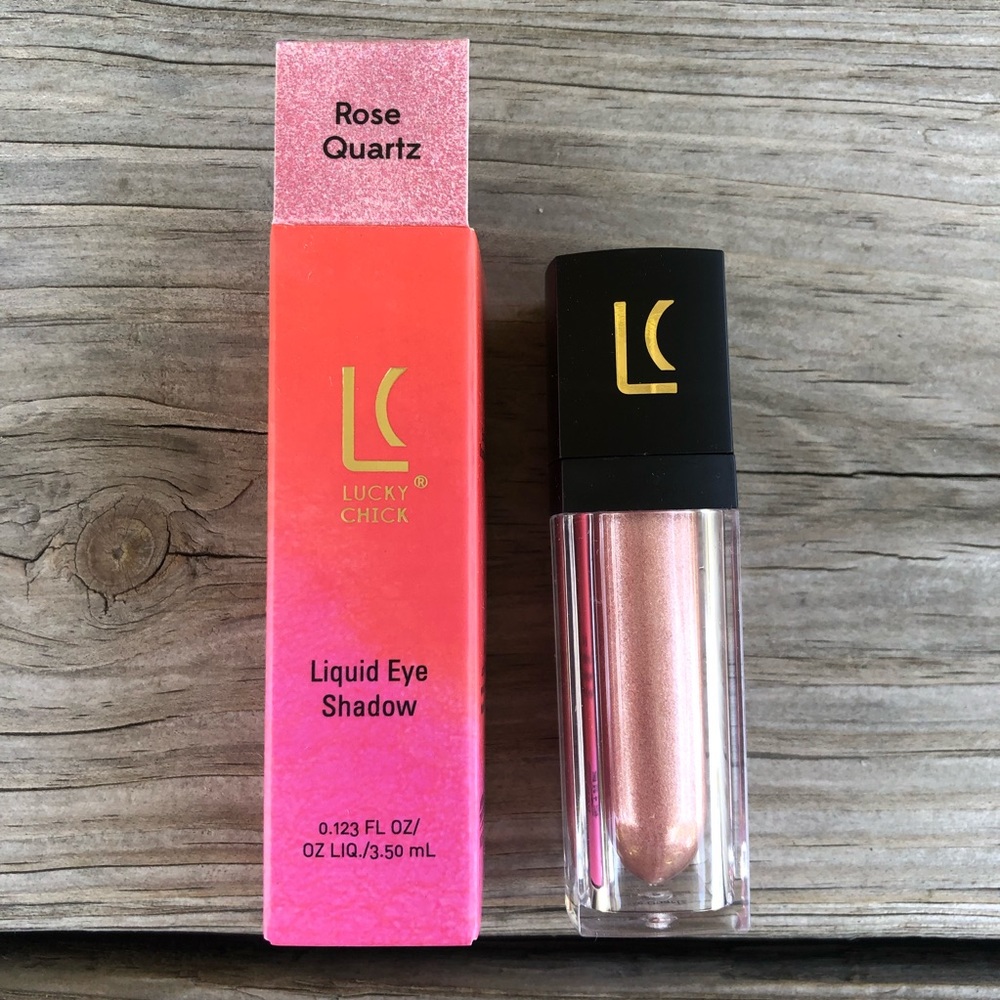 LUCKY CHICK Liquid Eyeshadow in Rose Quartz